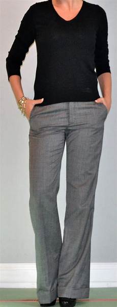 Gray Striped Chef Pants